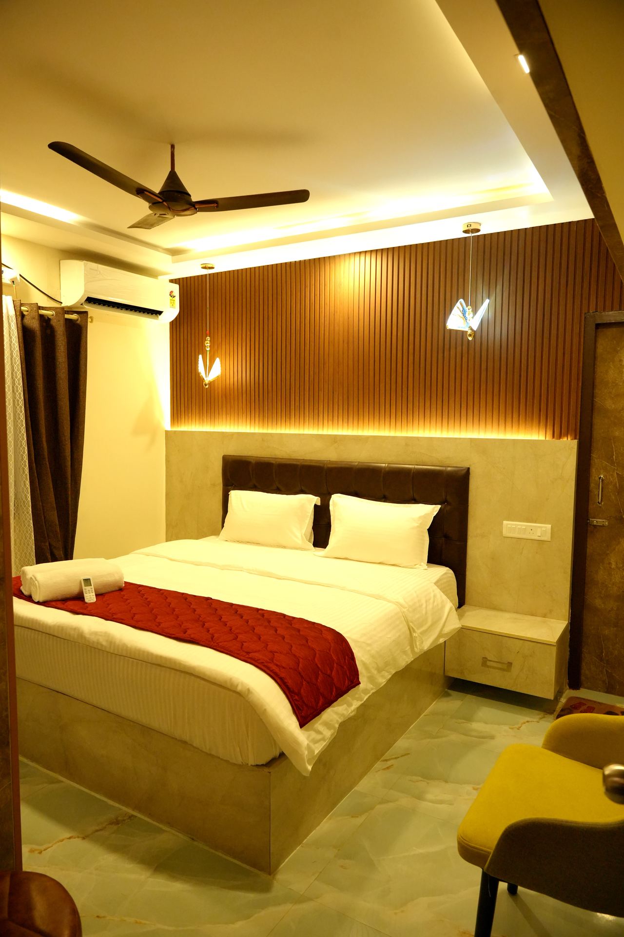 Master bedroom at The Bella Vista